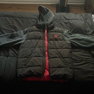 Jordan Layered Puffer Hoodie